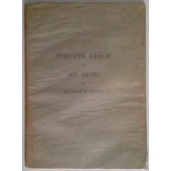 Fernand Gregh et son œuvre, par Maurice S. Druon, Éditions de Paris