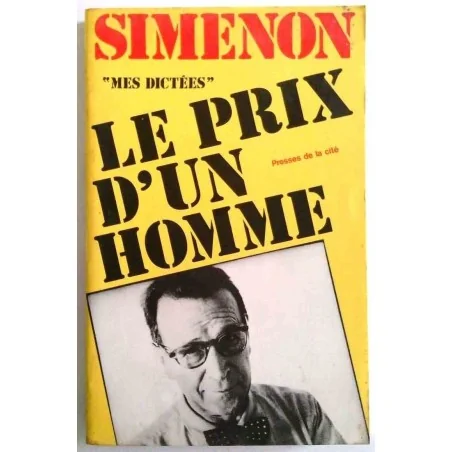 Le Prix d’un homme, par Simenon, Presses de la cité