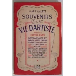 Souvenirs d’une vie d’artiste, par Marius Mars-Vallett, Éditions Lire Chambéry