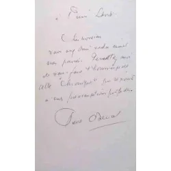 Dédicace de Cantate à l’Île de Sein, par Pierre Osenat, Éditeur Aux dépens d’un amateur