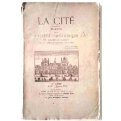 La Cité, Société historique et archéologique du quatrième arrondissement de Paris, numéro 33,  Librairie ancienne Champion