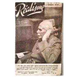 Réalisme, n° 63, Le Maréchal meurt...