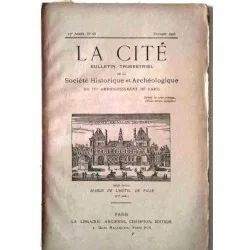 La Cité, Société historique et archéologique du quatrième arrondissement de Paris, n° 68. Librairie ancienne Champion