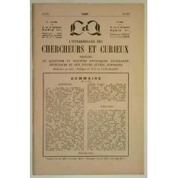 L’Intermédiaire des chercheurs et curieux, numéro 204