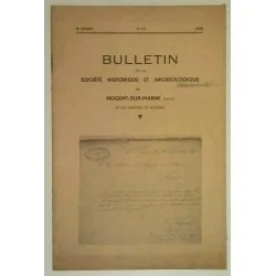 Bulletin de la société historique et archéologique de Nogent sur Marne n°15