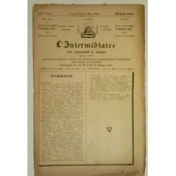 L’Intermédiaire des chercheurs et curieux, numéro 1338