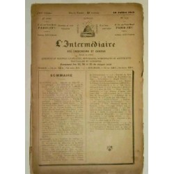 L’Intermédiaire des chercheurs et curieux, numéro 1335