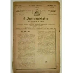 L’Intermédiaire des chercheurs et curieux, numéro 1335