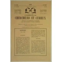 L’Intermédiaire des chercheurs et curieux, numéro 343