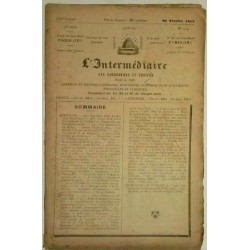 L’Intermédiaire des chercheurs et curieux, numéro 1319