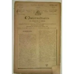 L’Intermédiaire des chercheurs et curieux, numéro 1321 10 mars 1912