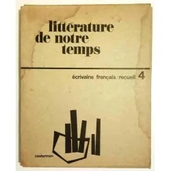 Littérature de notre temps, écrivains français 4, collectif, Casterman 1970 : Édition originale en feuilles