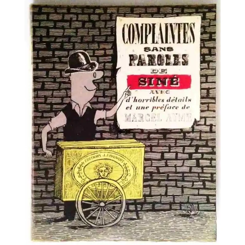 Couverture illustrée de Siné, édition originale 1956, humour noir avec préface de Marcel Aymé
