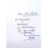 Dédicace : Le Voyageur de Provence, par Maurice Pezet, Librairie Hachette.    1969
