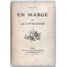 En marge de la littérature, par X. L. C. B., Librairie Léon Vanier.  1910.