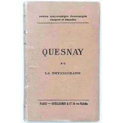 Portrait de François Quesnay, fondateur de la physiocratie, extrait de l’édition Guillaumin vers 1888.