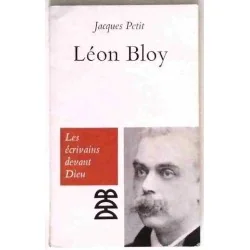 Portrait de Léon Bloy en couverture du livre de Jacques Petit, édition Desclée de Brouwer, 1966.