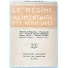 Couverture illustrée du livre rare « Le Régime alimentaire des hépatiques » du Dr Vernière, éditions Nilsson