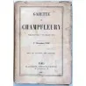 Couverture du tome 2 de la Gazette de Champfleury, Blanchard éditeur, décembre 1856, revue littéraire rare