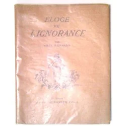 Éloge de l’ignorance, par Abel Bonnard, Hachette