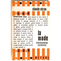 La Mode phénomène humain, par Claude Cézan, Privat.