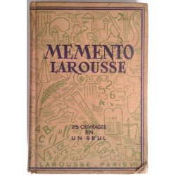 Mémento Larousse encyclopédique et illustré, Librairie Larousse.