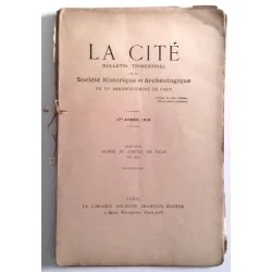 La Cité Société historique et archéologique du IVe arrondissement n° 65, Champion éditeur.