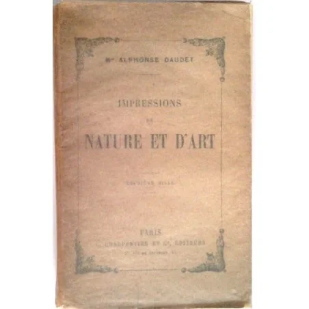 Impressions de nature et d’art, par Mme Alphonse Daudet, G. Charpentier éditeur.