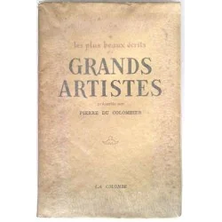 Les plus beaux écrits des grands artistes, par Pierre du Colombier, Éditions du Vieux Colombier.
